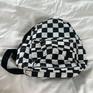 Checkered backpack